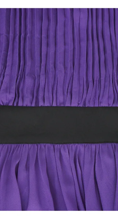 Belinda Solid Ruched Lantern Sleeve Midi Dress