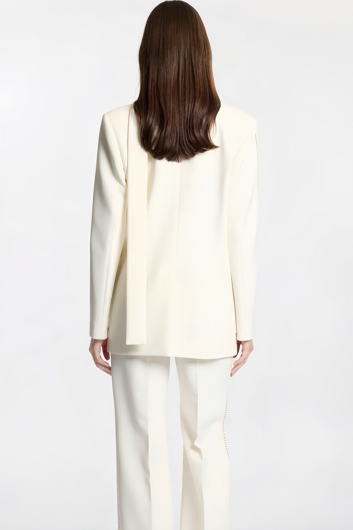 Ruby Rhinestone Pocket Blazer High Waisted Pants Set