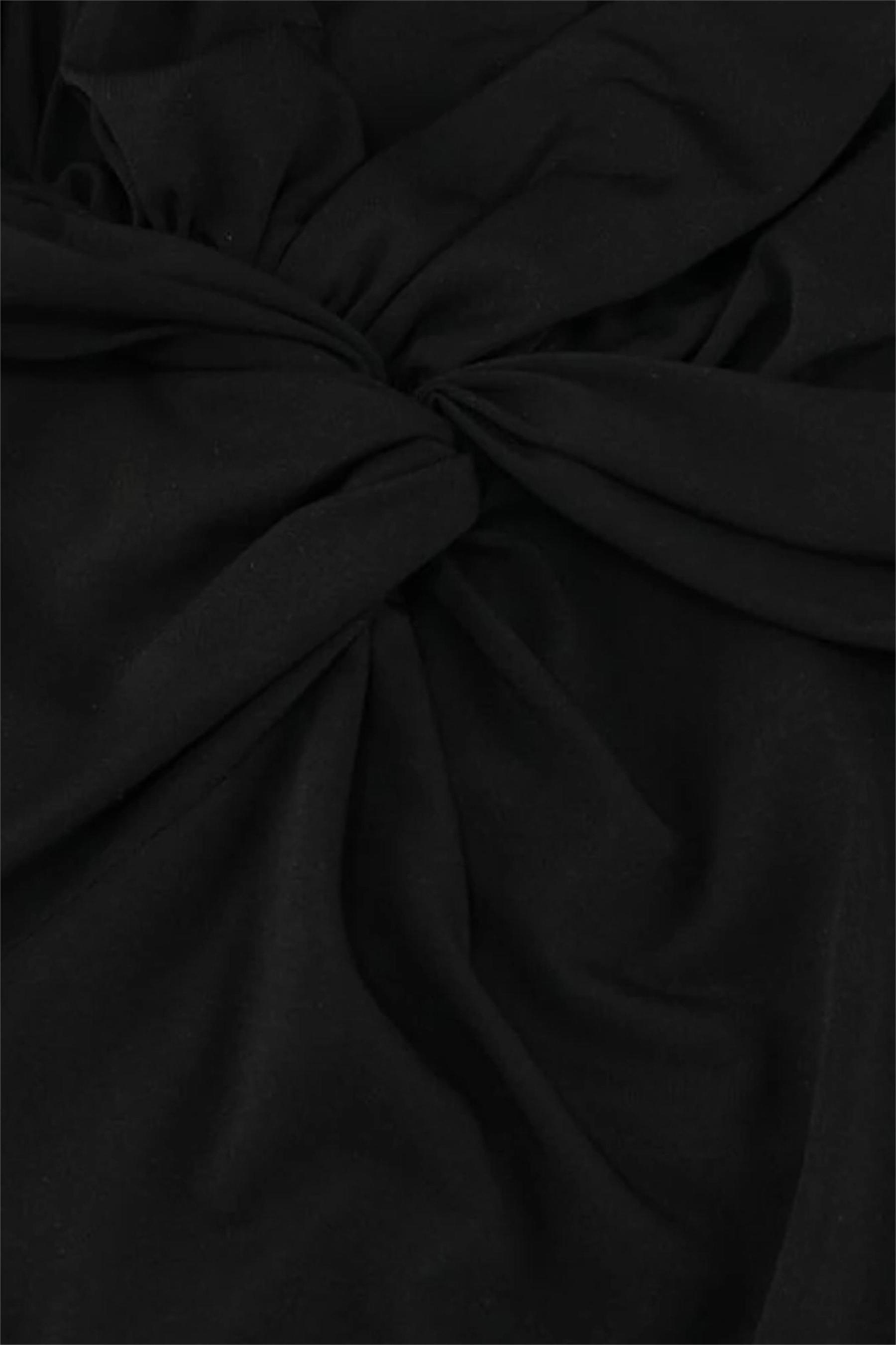 Ethel Rhinestone Jersey Split Midi Dress