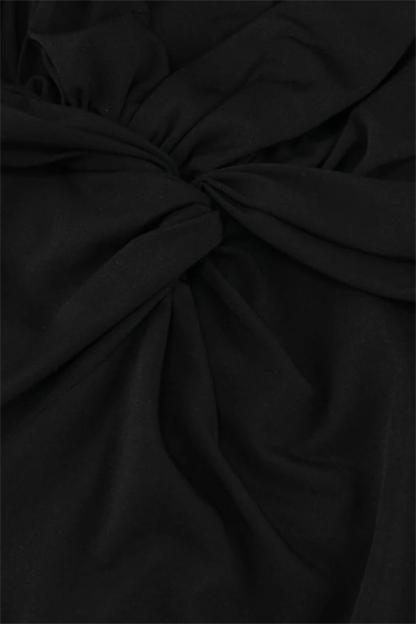 Ethel Rhinestone Jersey Split Midi Dress