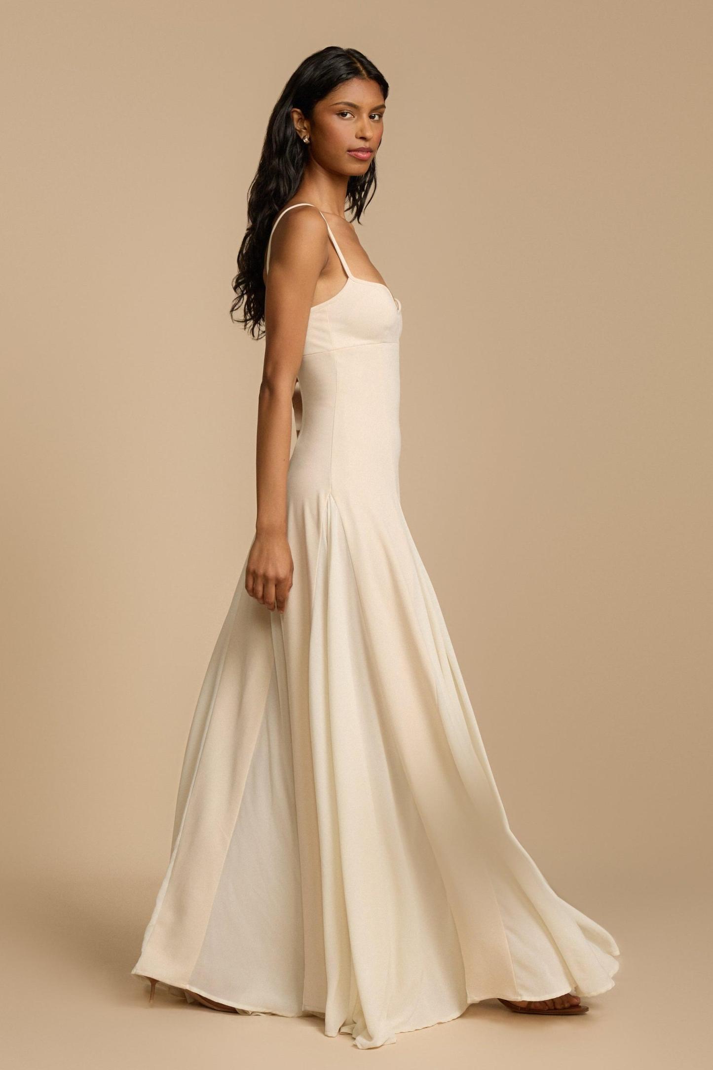 Gertrude Solid Jersey Sleeveless Maxi Dress