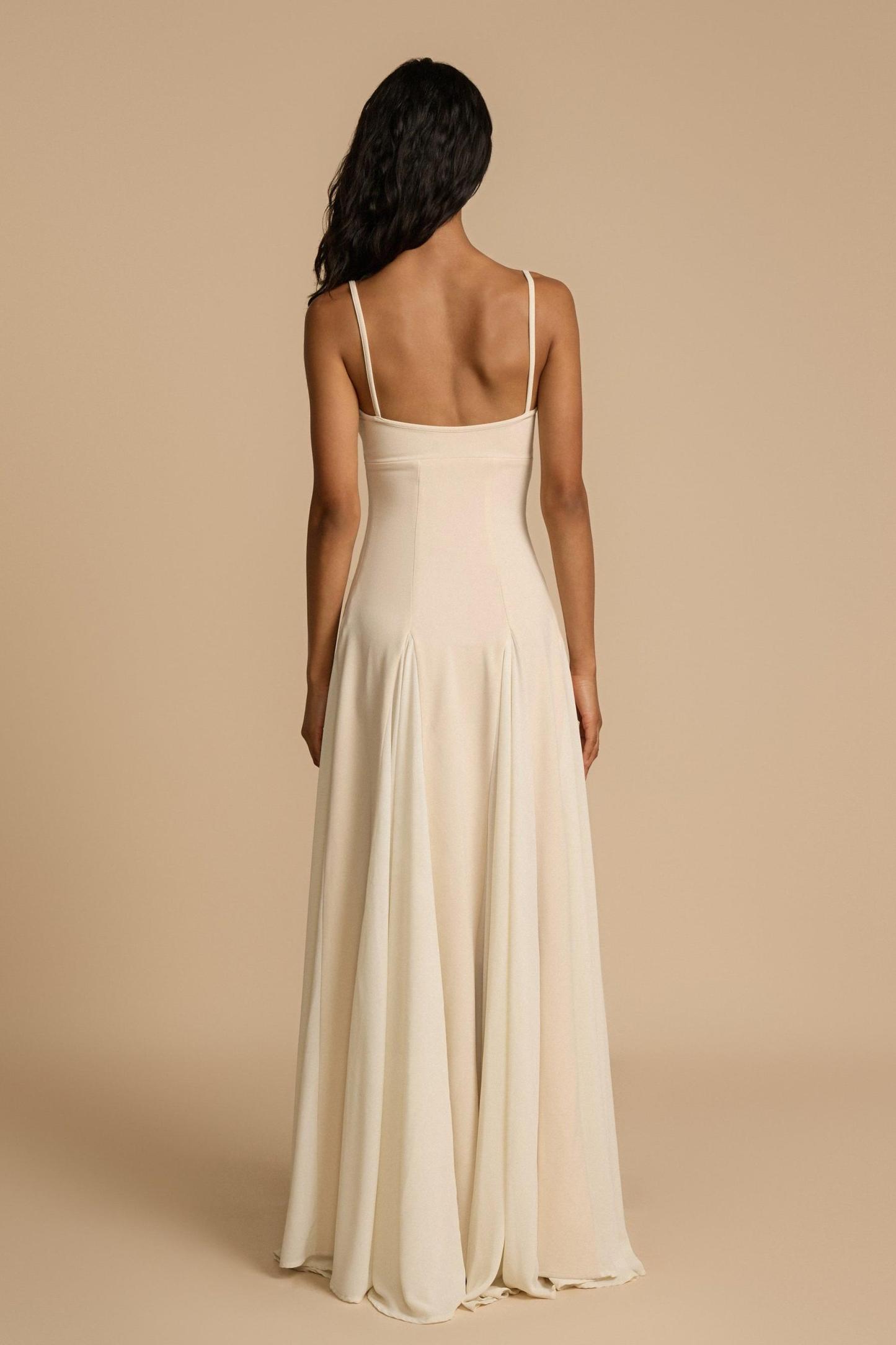 Gertrude Solid Jersey Sleeveless Maxi Dress