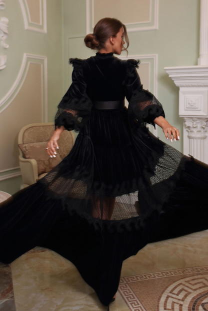 Keira Lace Faux Pearl Midi Dress