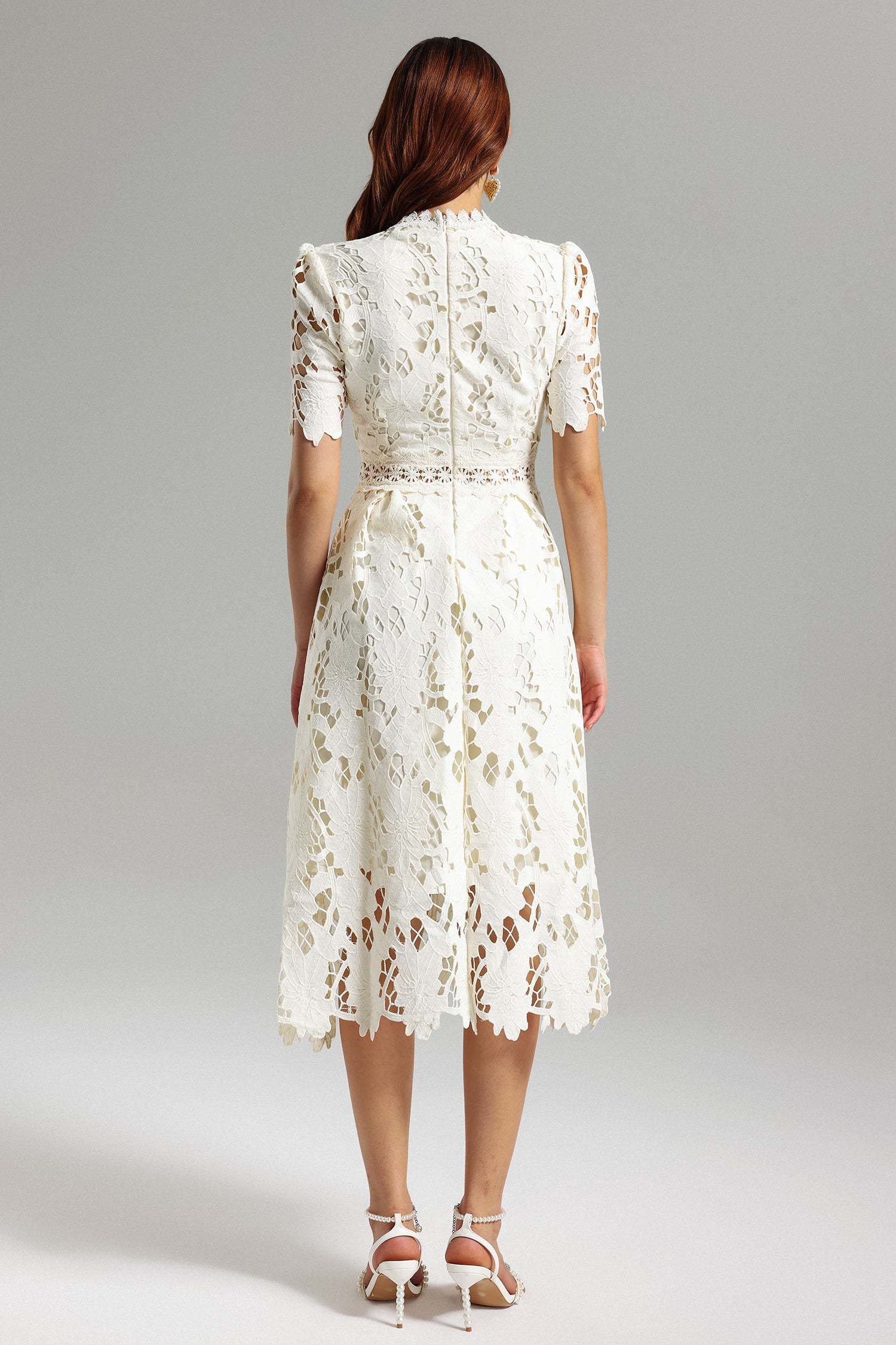 Kaylin Lace Midi Dress