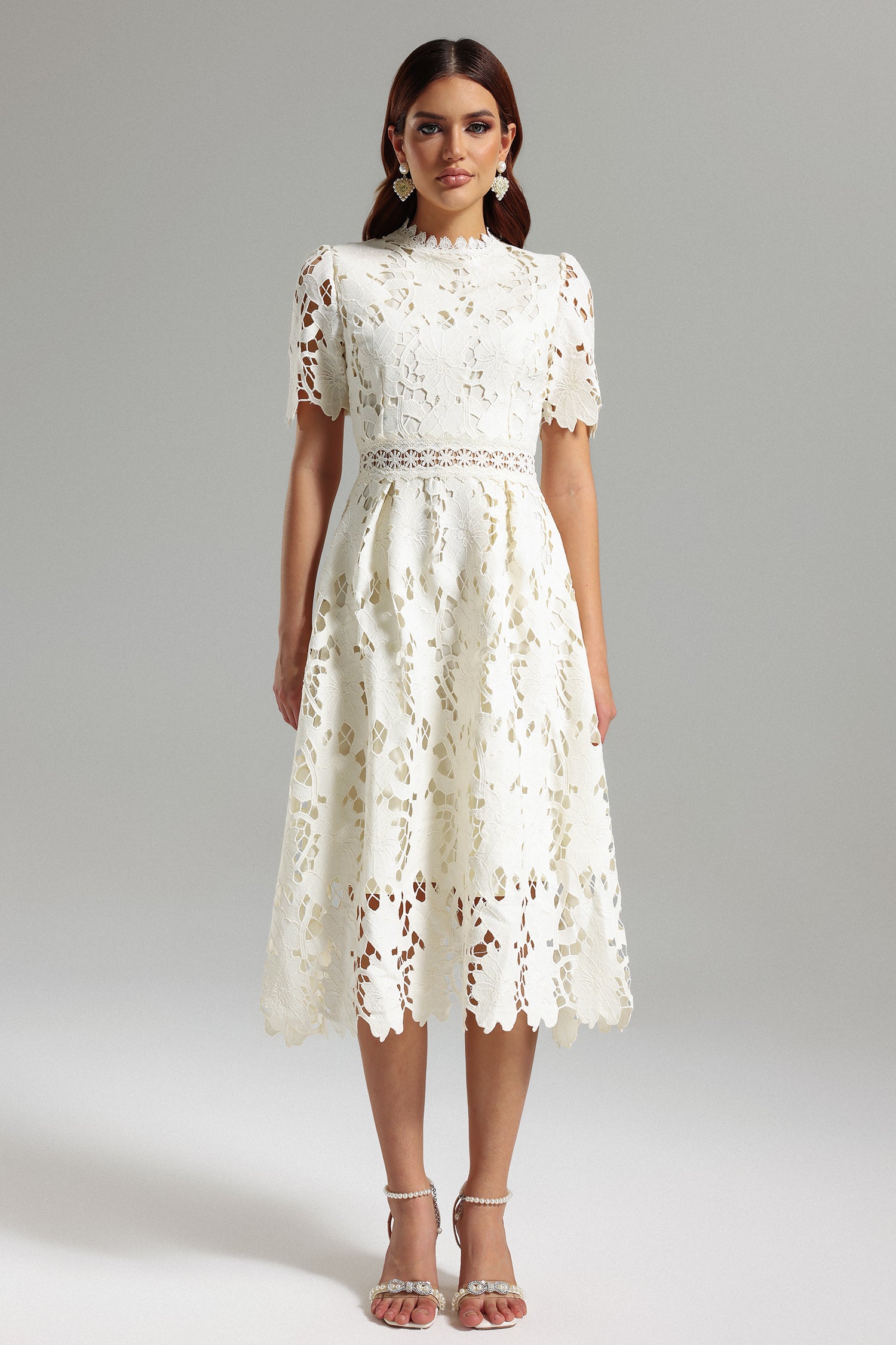 Kaylin Lace Midi Dress