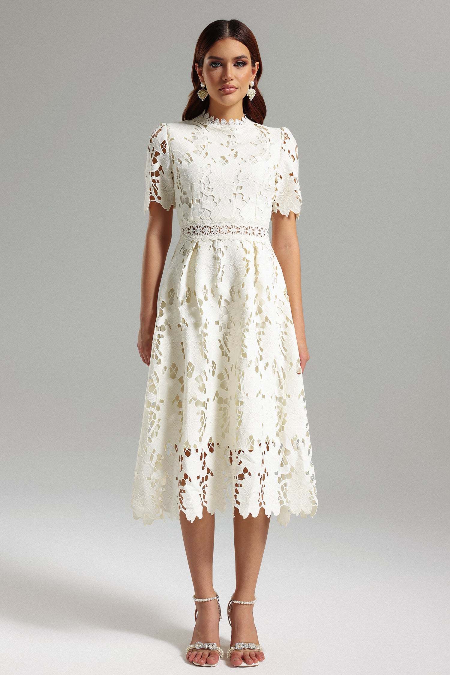 Kaylin Lace Midi Dress