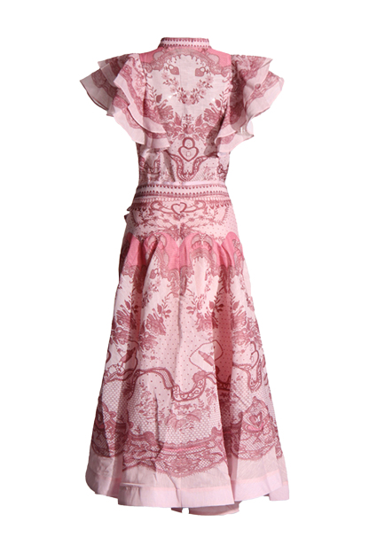 Arielle Pink Flower Printed Set