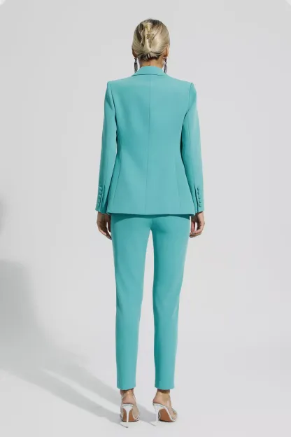 Melanie Blue Blazer Set