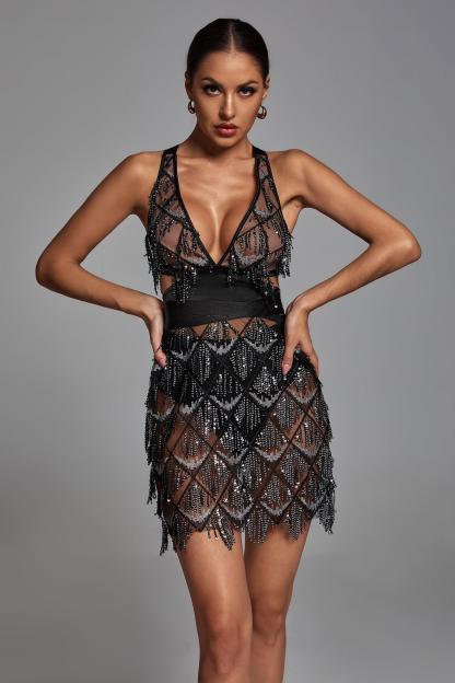 Camila Mini Dress - Black