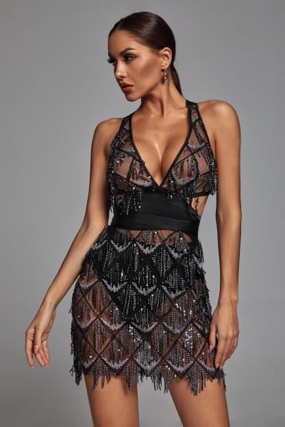 Camila Mini Dress - Black