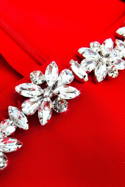 Gilly Studded Bandage Jumpsuit