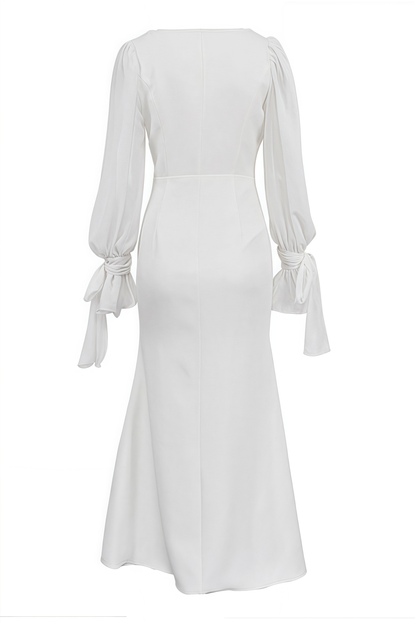 Jenna Square Neck Lantern Sleeve Maxi Dress