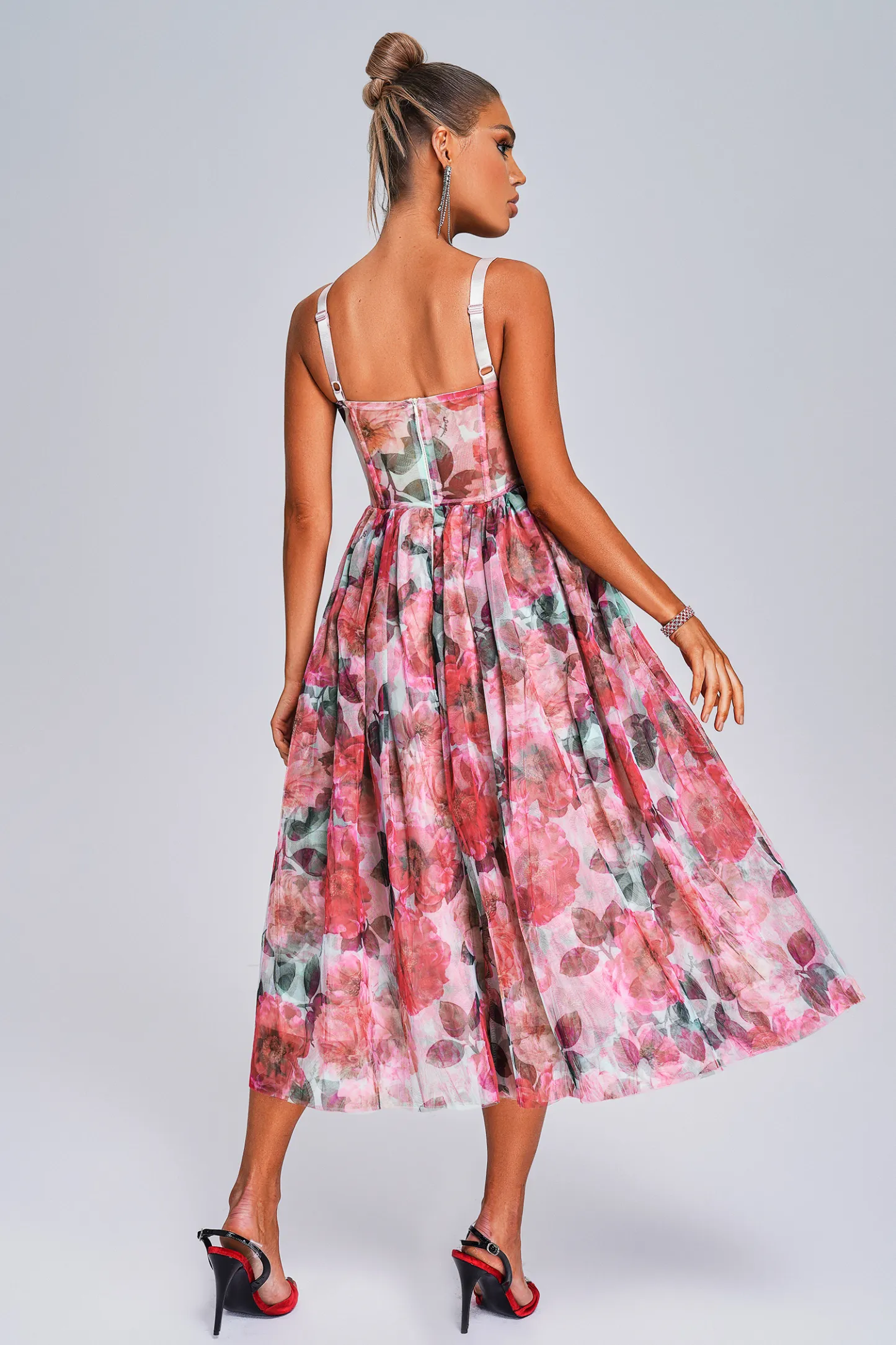 Betty Floral Midi Dress