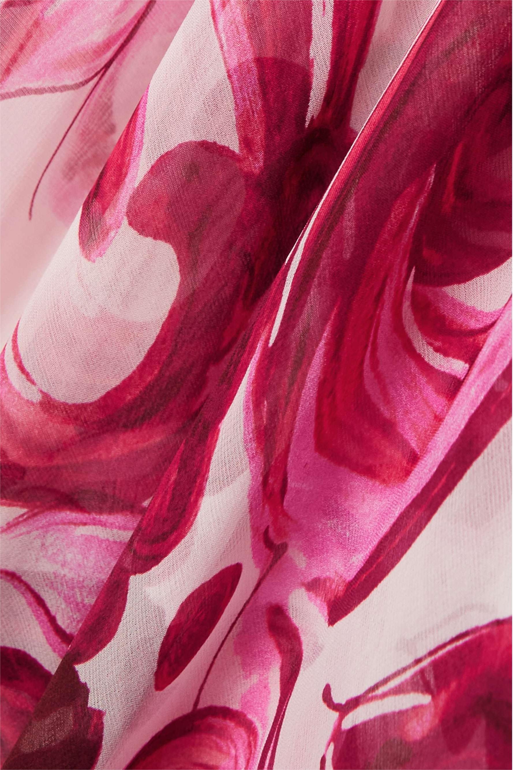 Frances Paisley Round Neck Ball Sleeve Midi Dress