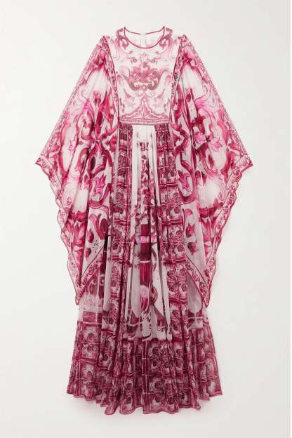 Frances Paisley Round Neck Ball Sleeve Midi Dress