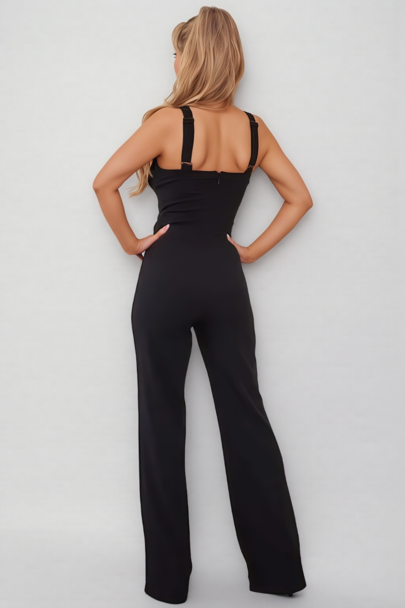 Gena Halter Diamonds Floral Jumpsuit