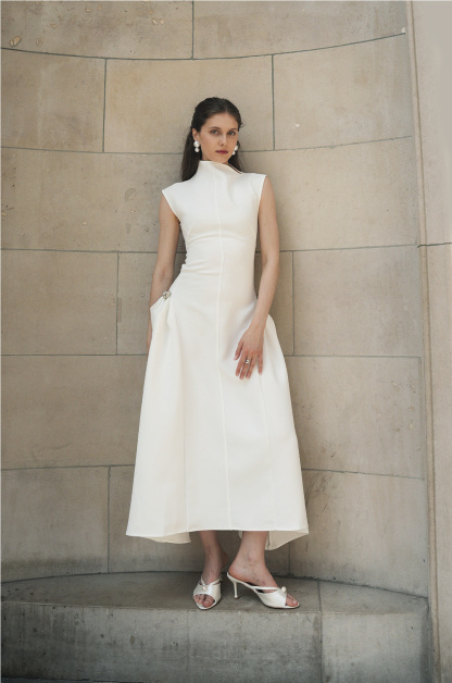 Ashley Choker Sleeveless Maxi Dress