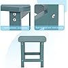 Square Side Table Backyard Turquoise