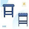 Square Side Table Backyard Navy