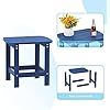 Square Side Table Backyard Navy