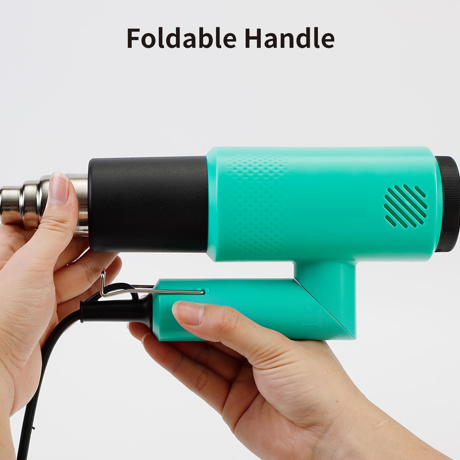 Heat Blower Gun for Sublimation Blanks Shrink Wrap Film 110V Hot Air Gun for Shrink Wrap Temperature Control with 2-Temp Settings