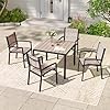 7 PCS Patio Dining Table and Chairs