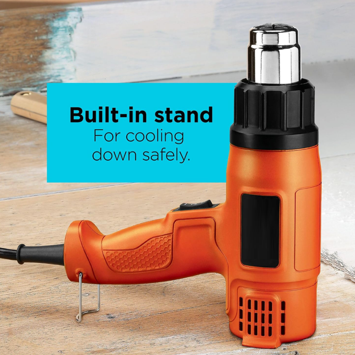 Heat Gun for Crafts, Corded, Dual Heat Settings up to 1000 Degrees, 1350 Watt