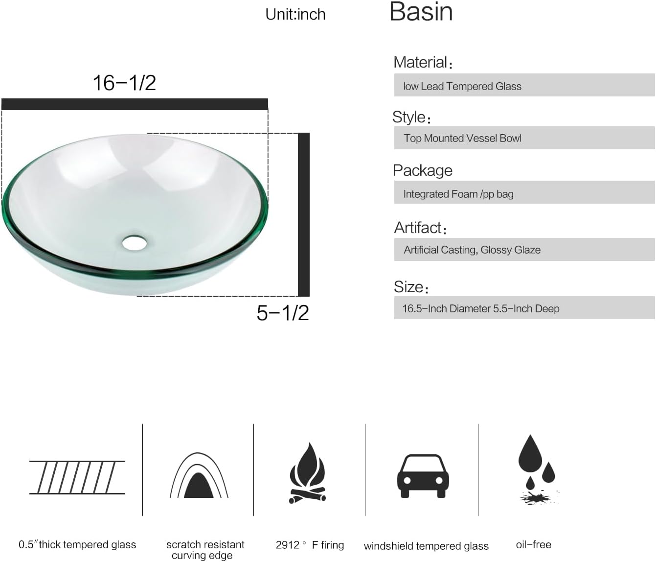 Bathroom Vessel Sink