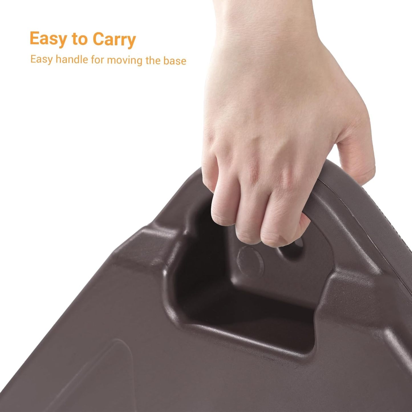 Umbrella Weight Base HDPE Plastic Material Waterproof, Cantilever Umbrella with Cross Base