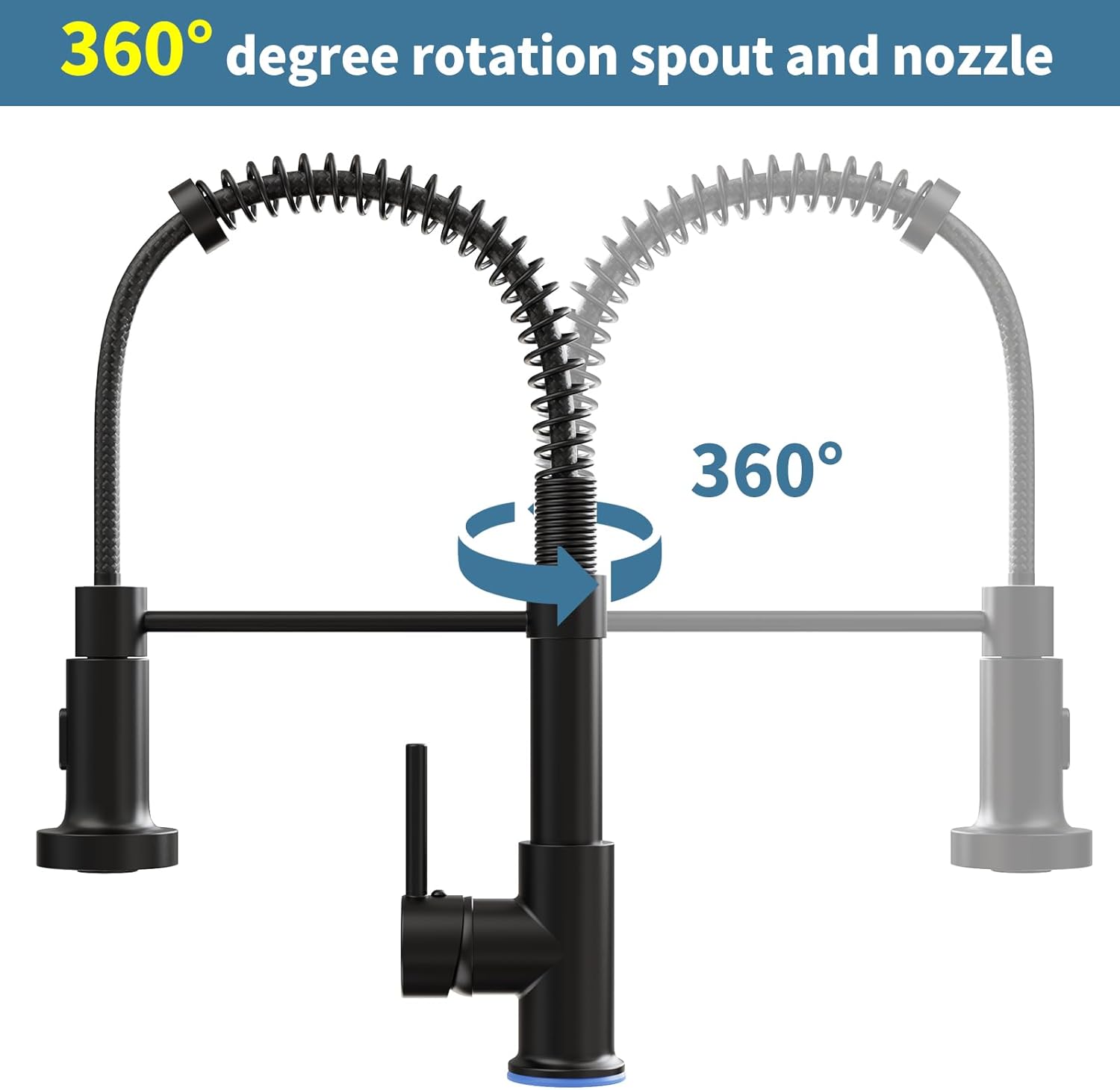 29.5 x 17.7 inch Kitchen Sink, Single Bowl Stainless Steel Sink Multifunctional Drop In Sink with Pull-Down Faucet and Multiple Accessories