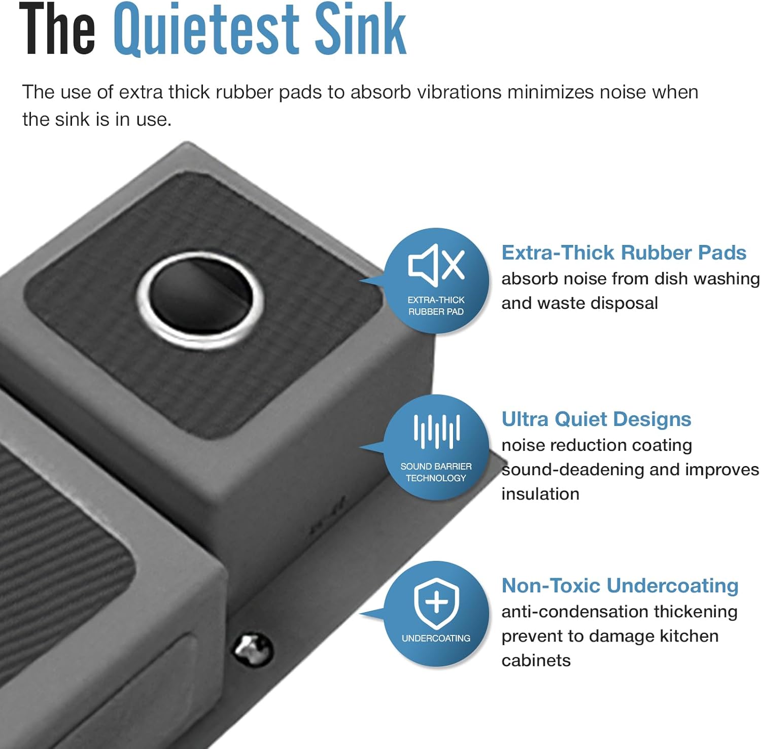 T-304 Modern Nano-Coated 30.7x16.9 Inch Stainless Steel Kitchen Sink, Drop in & Top mount Double Bowl Sinks with Drainage Pipes and Fruit Baskets