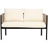 Outdoor Sofa Sets Combination with A Table, Beige