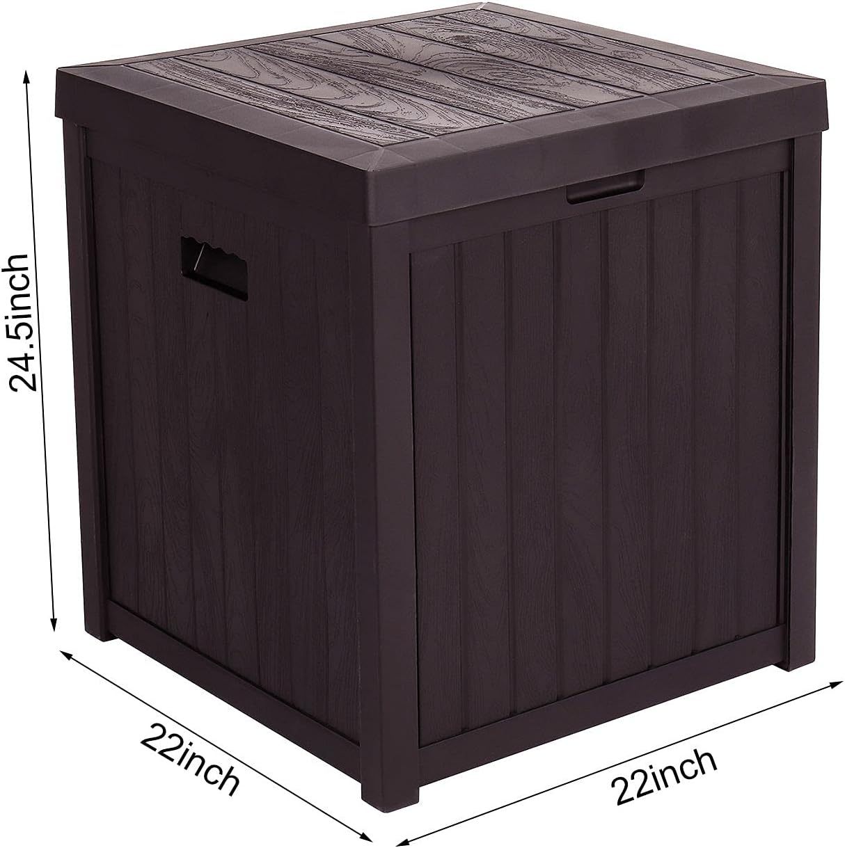 51 Gallon Storage Deck Box Brown
