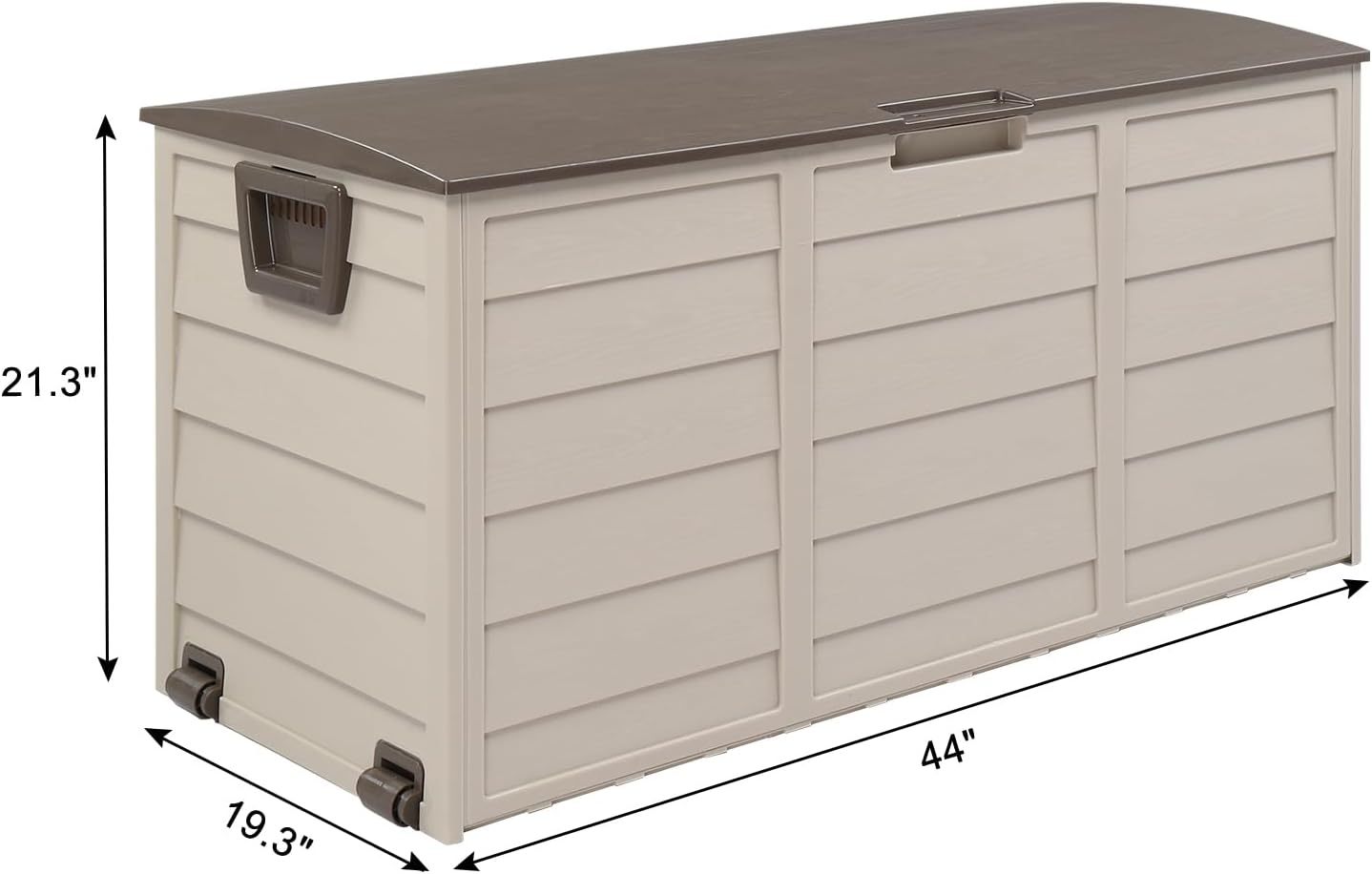 75 Gallon Resin Deck Box Brown