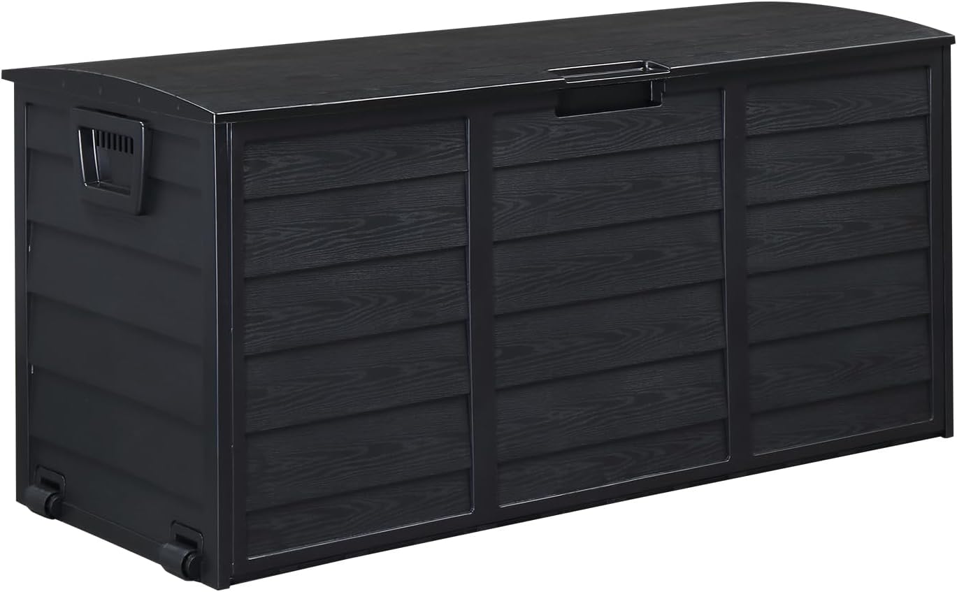 75 Gallon Resin Deck Box Brlack