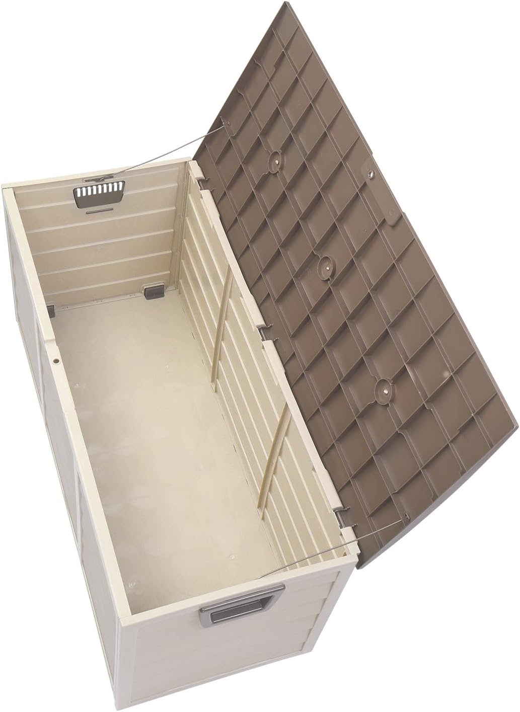 75 Gallon Resin Deck Box Brown