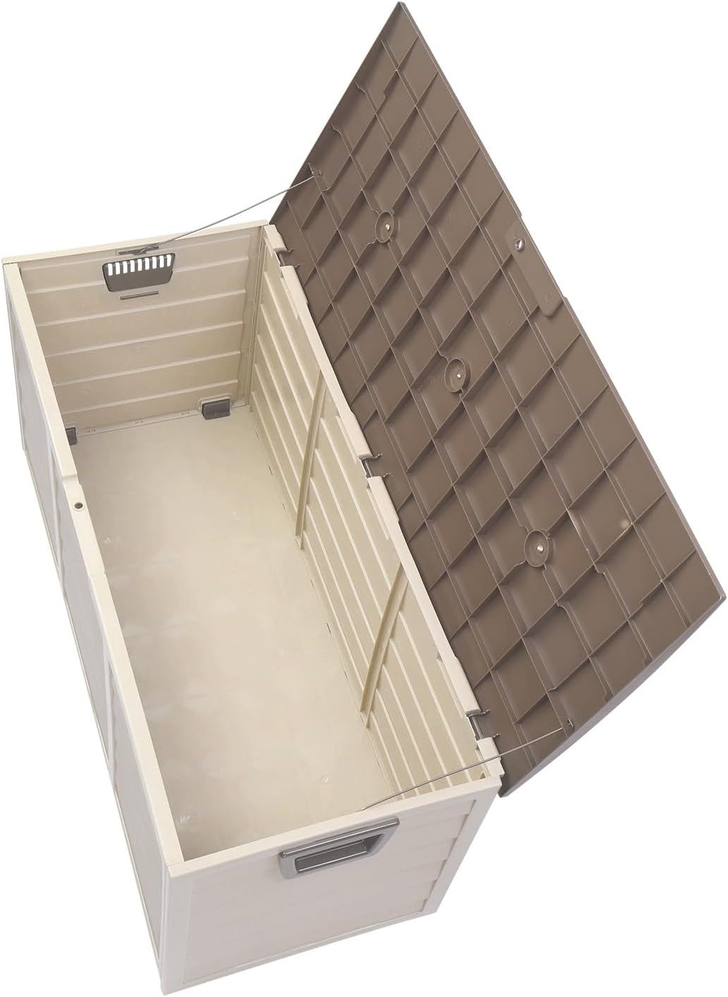 75 Gallon Resin Deck Box Brown