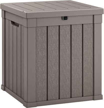 40 Gallon Outdoor Storage Box Grey