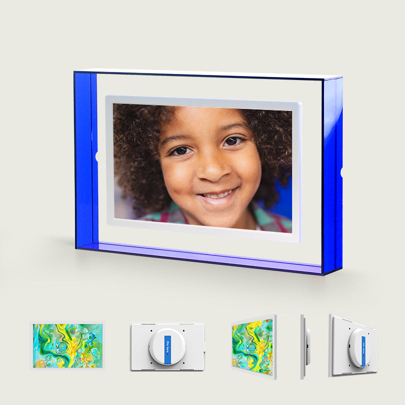Pinpin 2.0 Blue Acrylic Digita  Frame