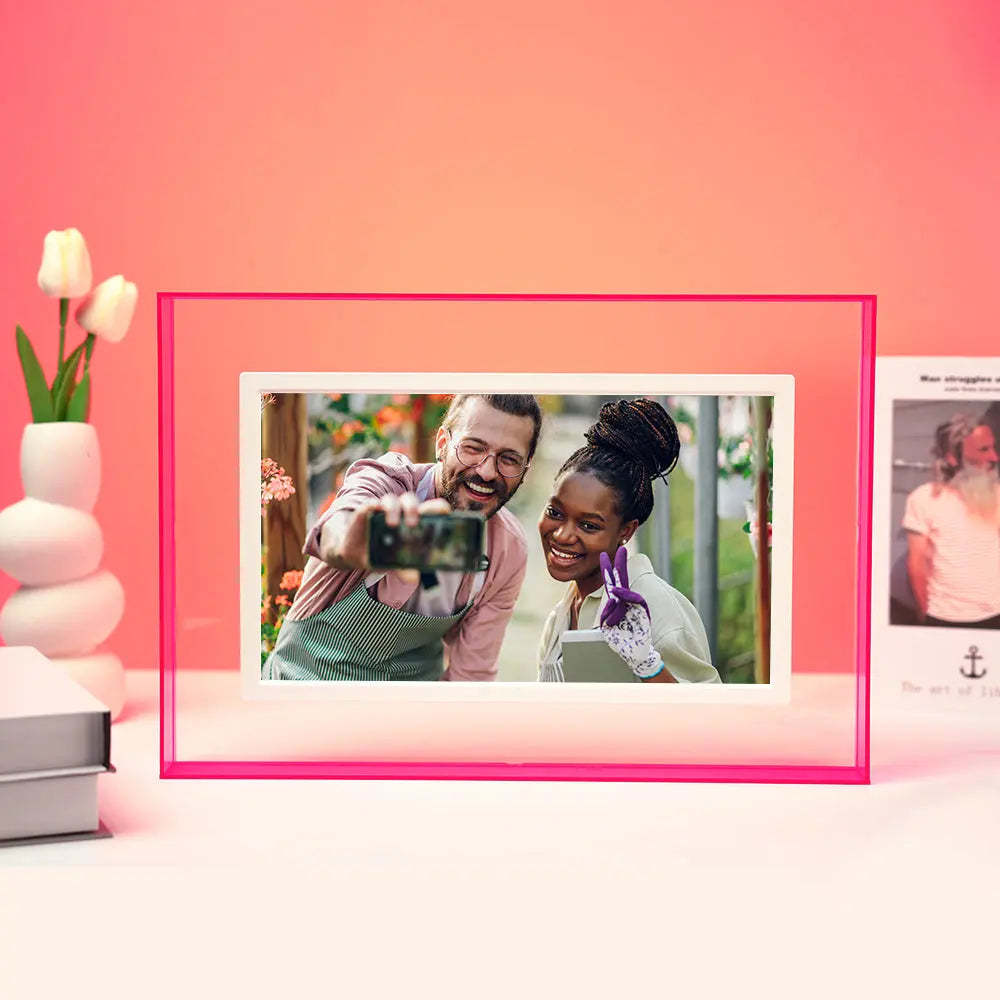 Pinpin 2.0 Pink Acrylic Digital Frame