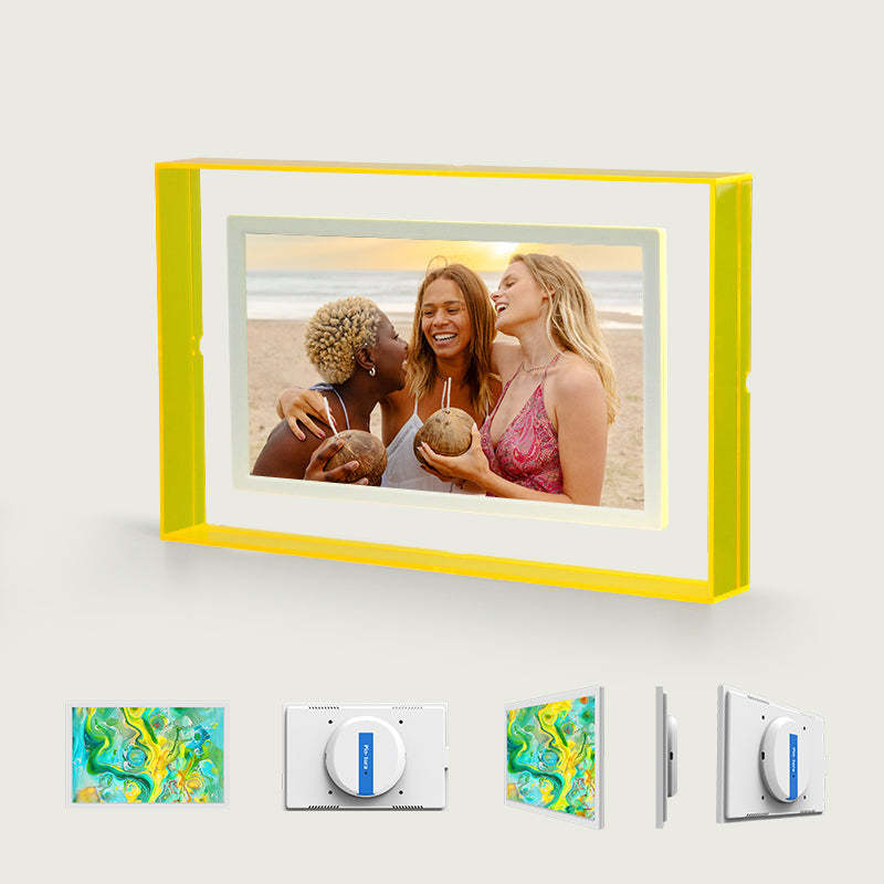 Pinpin 2.0 Yellow Acrylic Digital Frame