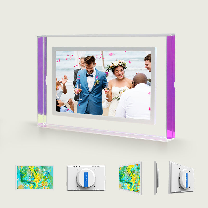 Pinpin 2.0 Purple Acrylic Digital Frame