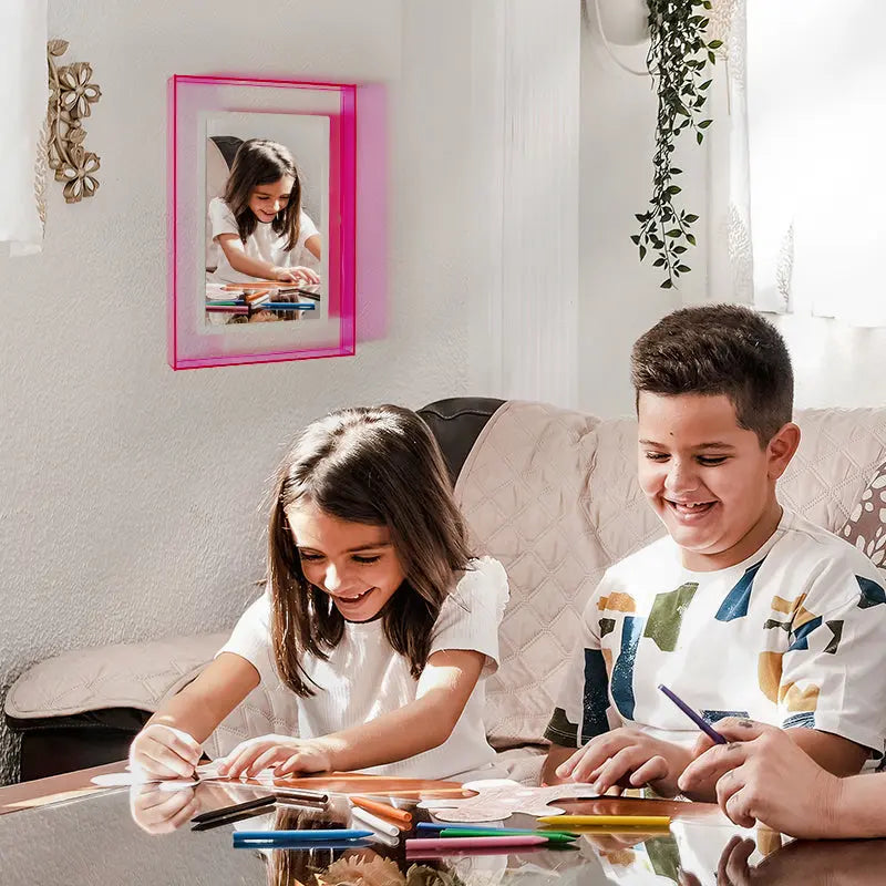 Pinpin 2.0 Pink Acrylic Digital Frame