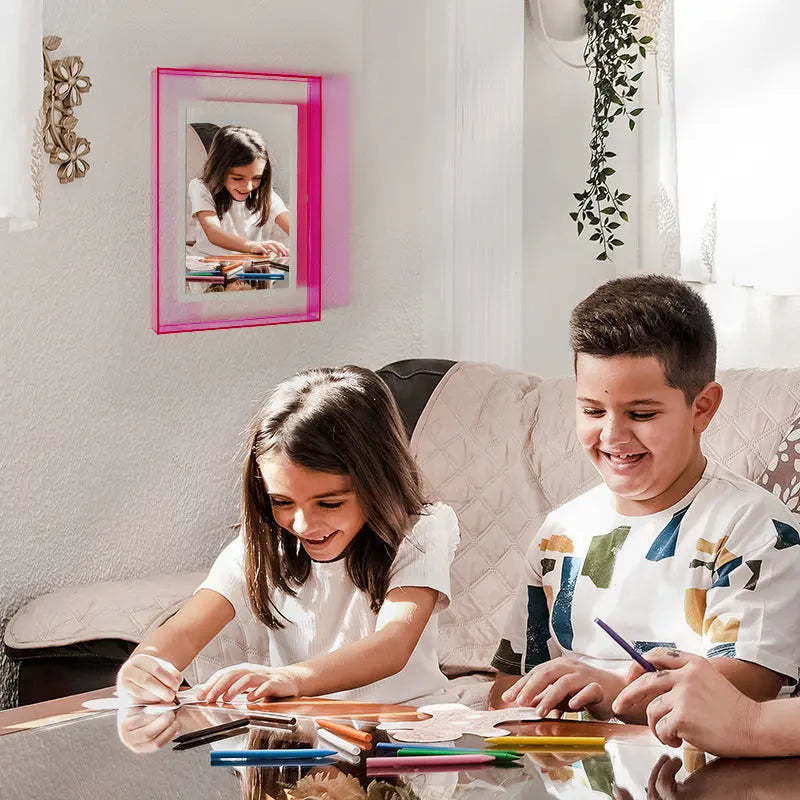 Pinpin 2.0 Pink Acrylic Digital Frame