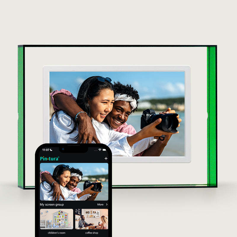 Pinpin 2.0 Green Acrylic Digital Frame
