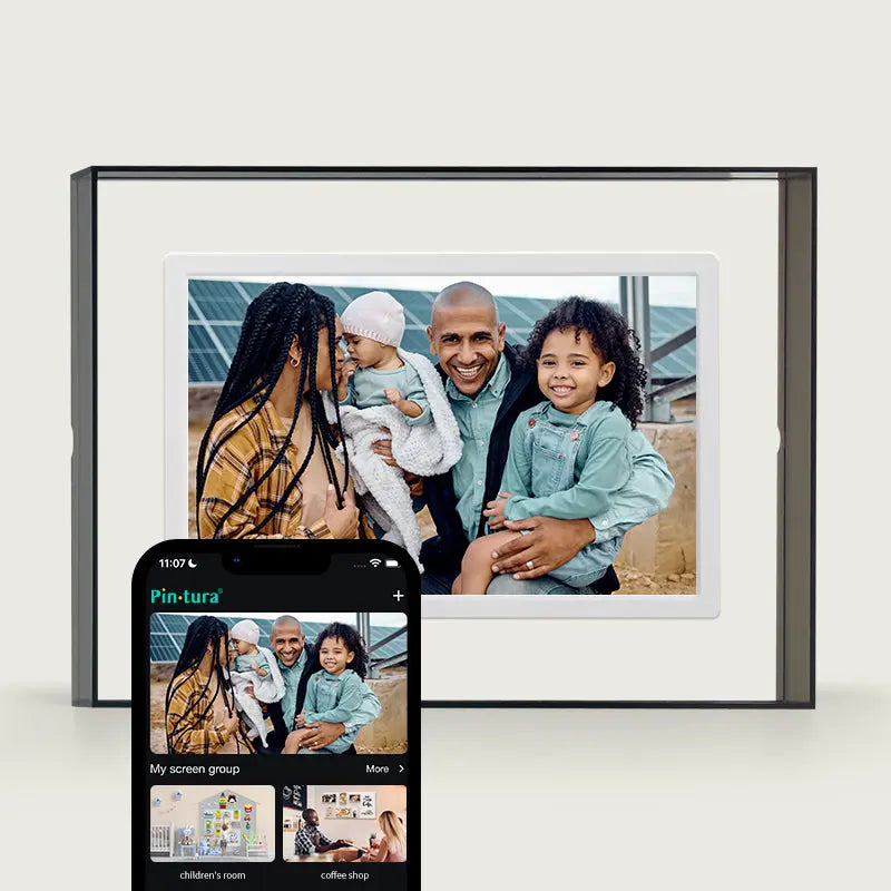 Pinpin 2.0 Gray Acrylic Digital Frame