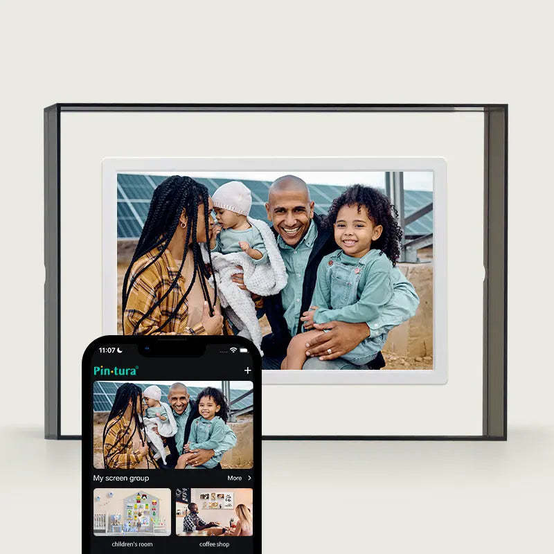 Pinpin 2.0 Gray Acrylic Digital Frame