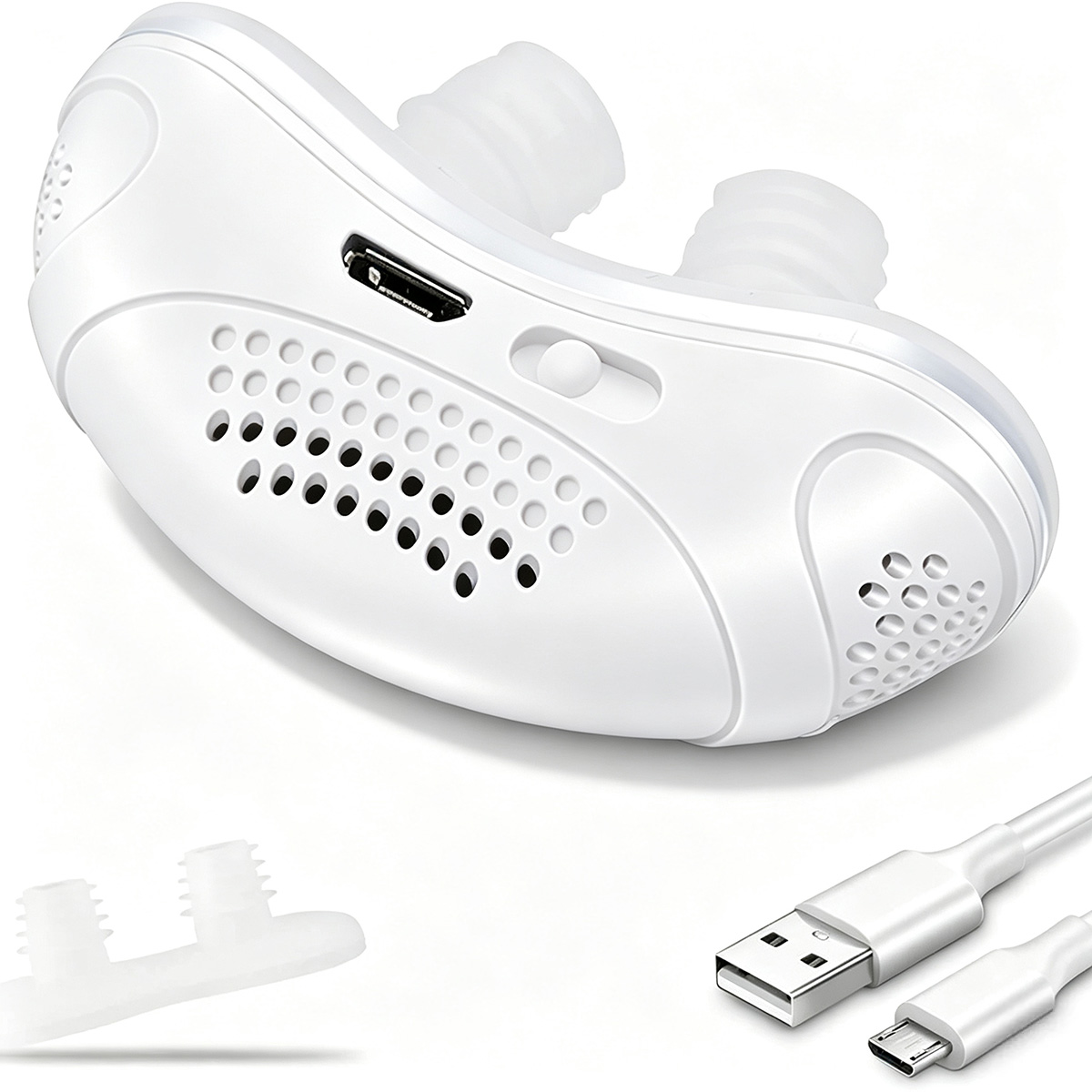 📣Last Day 49% OFF-The First Hoseless, Maskless, Micro-CPAP Anti Snoring