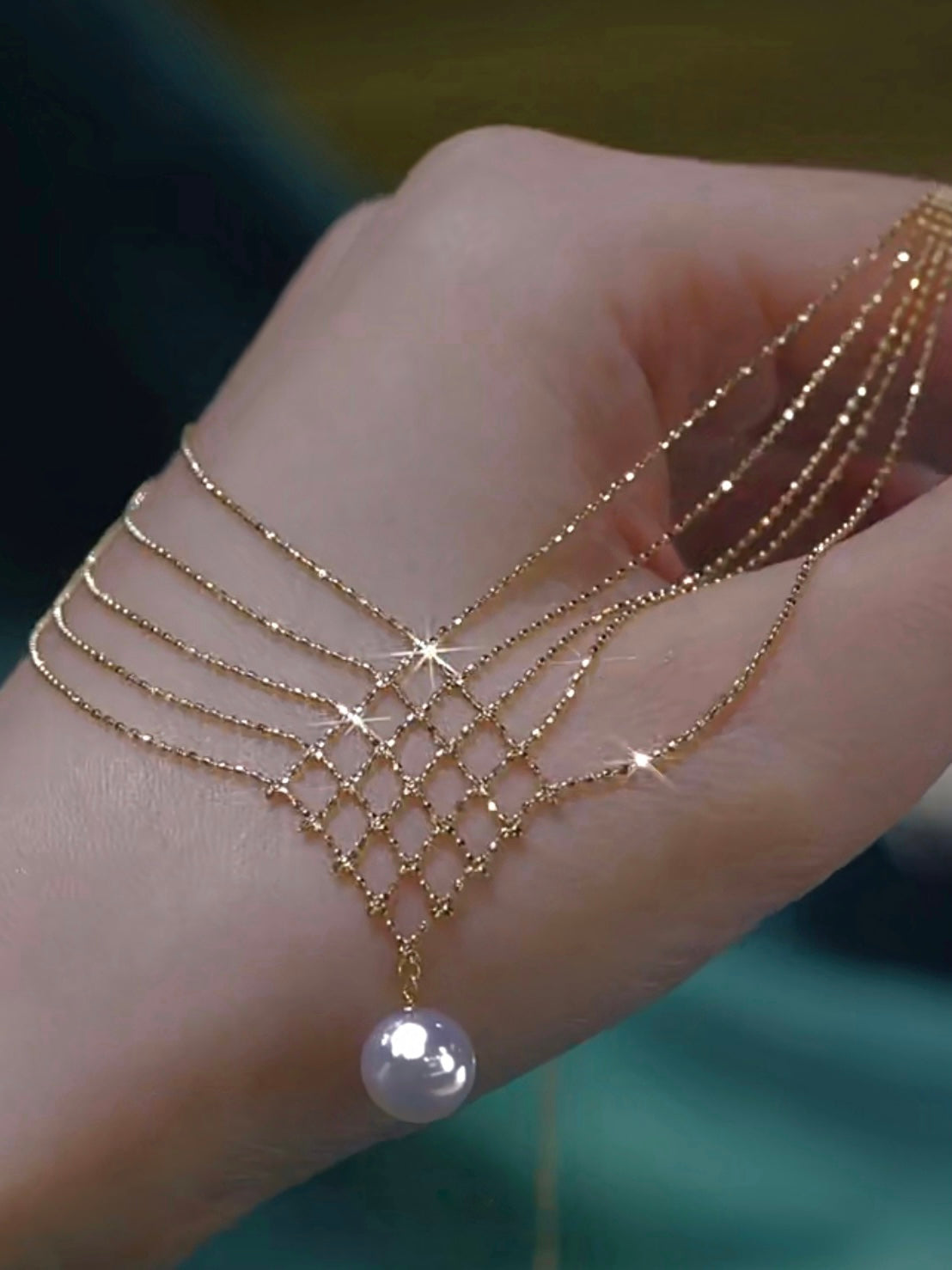 🔥Limited Time Promotion🎁Akoya Pearl Lace Necklace