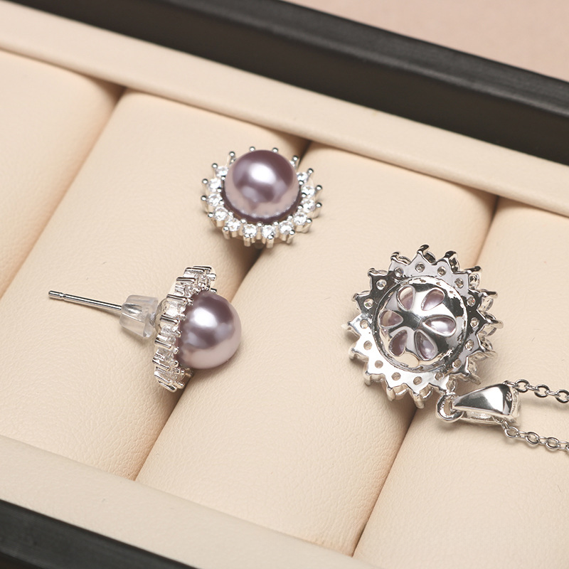 🔥LAST DAY 50% OFF❤️🎁 Akoya Pearl Jewelry Set (Necklace, Earrings)